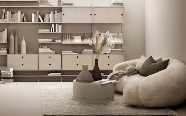 String Wohnzimmerregal E